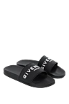 Givenchy Flip flops made of polyurethane for men black - brand logo. 100% polyurethane. Country of manufacture: Italy. Care: specialized cleaning - photo 3