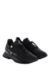 Givenchy Sneakers made of polyester and polyamide black men's - brand logo. 71% polyester, 29% polyamide. Closure: laces, zipper. Country of manufacture: Italy. Care: specialized cleaning - photo 3