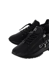 Givenchy Sneakers made of polyester and polyamide black men's - brand logo. 71% polyester, 29% polyamide. Closure: laces, zipper. Country of manufacture: Italy. Care: specialized cleaning - photo 5