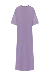 Dress made of cotton and elastane for women purple Brunello Cucinelli - 95% cotton, 5% elastane. Closure: zipper. Country of manufacture: Italy. Care: specialized cleaning - photo 6