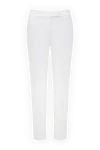 Brunello Cucinelli Pants made of cotton and elastane for women white - 97% cotton, 3% elastane. buttons, zipper. two side, two back pockets. Country of manufacture: Italy. Care: specialized cleaning - photo 1