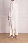Blouse made of cotton for women white Brunello Cucinelli - contrast edging. 100% cotton. Closure: buttons. chest pocket. Country of manufacture: Italy. Care: specialized cleaning - photo 4