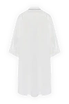 Blouse made of cotton for women white Brunello Cucinelli - contrast edging. 100% cotton. Closure: buttons. chest pocket. Country of manufacture: Italy. Care: specialized cleaning - photo 6