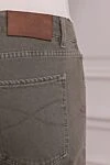 Brunello Cucinelli Gray cotton jeans for men - 100% cotton. zipper, button. two front pockets, two back pockets. Country of manufacture: Italy. Care: specialized cleaning - photo 5