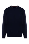Brunello Cucinelli Джемпер из кашемира мужской синий - 100% кашемир. Страна производитель: Италия. Уход: специализированная чистка - фото 1