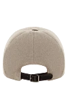 Beige linen and cotton cap for women Brunello Cucinelli - contrasting ribbon. 90% linen, 10% cotton. Country of manufacture: Italy. Care: specialized cleaning - photo 4