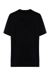 Women's cotton T-shirt black Givenchy - brand logo. 100% cotton. Country of manufacture: Italy. Care: specialized cleaning - photo 6