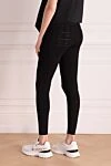 Leggings for women black Givenchy - 91% viscose, 5% polyamide, 4% polyester. Country of manufacture: Italy. Care: specialized cleaning - photo 4