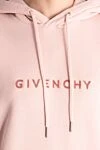 Givenchy Худі з бавовни жіноче бежеве - логотип бренду. капюшон. 100% бавовна. одна передня. Країна виробник: Італія. Догляд: спеціалізоване чищення - фото 5