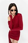 Очки для защиты от солнца из металла желтые Saint Laurent - логотип на оправе . коричневые . металл. Страна производитель: Франция. Уход: специализированная чистка - фото 8