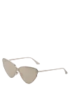 Balenciaga Metal sun protection goggles, gray - logo. Frame color: gray. gray. metal. Country of manufacture: Italy. Care: specialized cleaning - photo 3