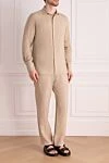 MC2 Saint Barth Beige linen walking suit for men - 100% linen. Closure: buttons. two side pockets on trousers. Country of manufacture: Italy. Care: specialized cleaning - photo 3