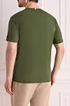 Green cotton T-shirt for men MC2 Saint Barth - car drawing. 100% cotton. Country of manufacture: Italy. Care: specialized cleaning - photo 4