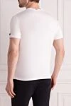 White cotton T-shirt for men MC2 Saint Barth - drawing and logo. 100% cotton. Country of manufacture: Italy. Care: specialized cleaning - photo 4