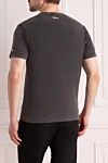 Men's gray cotton T-shirt with print MC2 Saint Barth - drawing King of the night. 100% linen. Country of manufacture: Italy. Care: specialized cleaning - photo 4