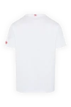 Men's white cotton T-shirt with print MC2 Saint Barth - clock pattern, brand logo. 100% cotton. one chest pocket. Country of manufacture: Italy. Care: specialized cleaning - photo 6