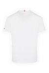 Men's white cotton T-shirt with print MC2 Saint Barth - drawing of a car against a city background. 100% cotton. Country of manufacture: Italy. Care: specialized cleaning - photo 6