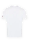 Men's white cotton T-shirt with print MC2 Saint Barth - beach pattern. 100% cotton. Country of manufacture: Italy. Care: specialized cleaning - photo 6