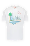 MC2 Saint Barth White cotton T-shirt for men - Decor: Dubai pattern . Composition: 100% cotton. Country of manufacture: Italy. Care: specialized cleaning - photo 1