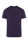 Men's purple cotton T-shirt Stone Island - Decor: brand logo. Composition: 100% cotton. Country of manufacture: Italy. Care: specialized cleaning - photo 6