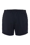 Men's beach shorts made of polyamide blue Stone Island - brand logo. 100% polyamide. Closure: button. two side pockets. Country of manufacture: Italy. Care: specialized cleaning - photo 6