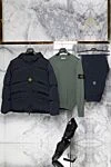 Stone Island Long sleeve cotton jumper for men green - brand logo. 100% cotton. Country of manufacture: Italy. Care: specialized cleaning - photo 7