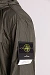 Stone Island Куртка из полиамида зеленая мужская - логотип бренда. капюшон. 100% полиамид. молния. два боковых кармана. Страна производитель: Италия. Уход: специализированная чистка - фото 5