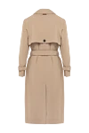 Brown cotton and polyamide coat for women Peserico - 73% cotton, 27% polyamide. buttons, belt. two side pockets. Country of manufacture: Italy. Care: specialized cleaning - photo 6