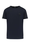 Dolce & Gabbana Cotton T-shirt for men, blue - 100% cotton. Country of manufacture: Italy. Care: specialized cleaning - photo 1