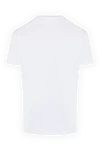 Men's white cotton T-shirt with logo Dolce & Gabbana - brand logo. 100% cotton. Country of manufacture: Italy. Care: specialized cleaning - photo 6