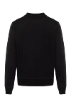 Men's black cotton sweatshirt with logo Dolce & Gabbana - brand logo. 100% cotton. Country of manufacture: Italy. Care: specialized cleaning - photo 6