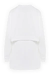 Suit with skirt made of cotton and polyester white for women Dolce & Gabbana - brand logo. 71% cotton, 29% polyester. Country of manufacture: Italy. Care: specialized cleaning - photo 6