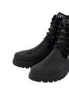 Dior Black cotton and rubber boots for men - 55% cotton, 45% rubber. Closure: lace. rubber. Country of manufacture: Italy. Care: specialized cleaning - photo 5