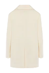 White wool and polyamide coat for women Prada - 90% wool, 10% polyamide. Closure: buttons. two side pockets. Country of manufacture: Italy. Care: specialized cleaning - photo 6