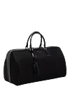 Prada Black polyamide men's travel bag - brand logo. 100% polyamide. Closure: zipper. Country of manufacture: Italy. Care: specialized cleaning - photo 3