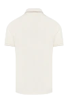 Polo made of cotton and elastane for men white Loro Piana - 96% cotton, 4% elastane. Closure: buttons. Country of manufacture: Italy. Care: specialized cleaning - photo 6