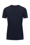 Women's blue T-shirt made of cotton Loro Piana - 100% cotton. Country of manufacture: Italy. Care: specialized cleaning - photo 6