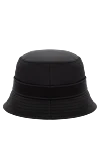 Panama hat made of cotton for women black Moncler - 100% natural cotton. Country of manufacture: Italy. Care: specialized cleaning - photo 4