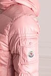 Moncler Куртка з поліаміду жіноча рожева - капюшон. 100% поліамід. блискавка. дві бічні кишені. Країна виробник: Італія. Догляд: спеціалізоване чищення - фото 5