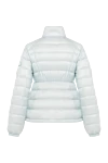 Moncler Куртка з поліаміду жіноча блакитна - 100% поліамід. кнопки. дві бічні кишені, одна кишеня на рукаві. Країна виробник: Італія. Догляд: спеціалізоване чищення - фото 7