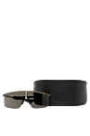 Sunglasses made of metal and plastic, black Chrome Hearts - logo on frame . Frame color: black . black . metal, plastic. Country of manufacture: Italy. Care: specialized cleaning - photo 4