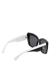 Women's black sunglasses with logo Miu Miu - brand logo. plastic. black. Country of manufacture: Italy. Care: specialized cleaning - photo 4