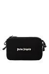 Palm Angels Black polyamide bag - brand logo. 100% polyamide. Closure: zipper. Country of manufacture: Italy. Care: specialized cleaning - photo 1