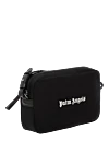 Palm Angels Black polyamide bag - brand logo. 100% polyamide. Closure: zipper. Country of manufacture: Italy. Care: specialized cleaning - photo 3