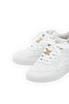 Palm Angels White men's genuine leather sneakers - brand emblem, perforation. 100% genuine leather. Closure: lace. Country of manufacture: Italy. Care: specialized cleaning - photo 5