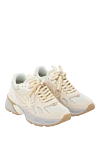 Palm Angels White suede sneakers for men - brand emblem, contrast sole. 100% suede. Closure: lace. Country of manufacture: Italy. Care: specialized cleaning - photo 3