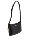 Palm Angels Women's black bag made of genuine leather - brand logo. 100% genuine leather. Country of manufacture: Italy. Care: specialized cleaning - photo 3