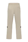 Stone Island Men's beige trousers made of cotton and elastane - Decor: brand logo. Composition: 95% cotton, 5% elastane. Closure: button, zipper. Pockets: two side pockets, one back pocket, one leg pocket. Country of manufacture: Italy. Care: specialized cleaning - photo 5