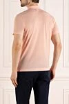 Men's pink cotton polo shirt Kiton - 100% cotton. Closure: buttons. Country of manufacture: Italy. Care: specialized cleaning - photo 4