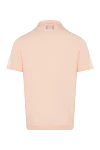 Men's pink cotton polo shirt Kiton - 100% cotton. Closure: buttons. Country of manufacture: Italy. Care: specialized cleaning - photo 6